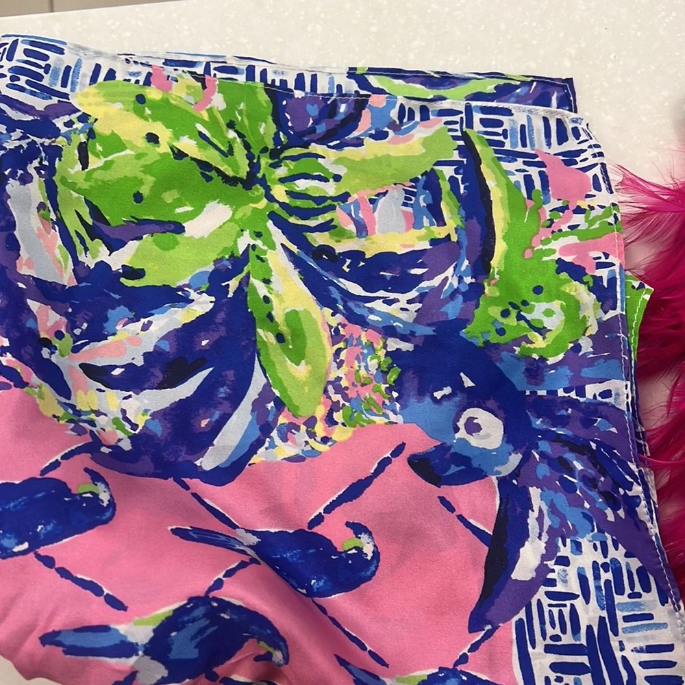 Lilly pulitzer scarf 100% silk